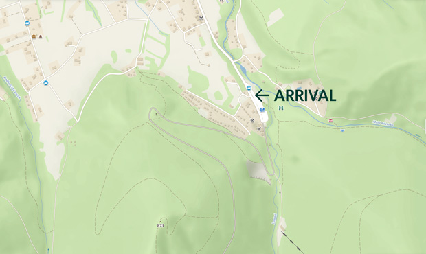 Chaty Trojanovice location Chaty Trojanovice location