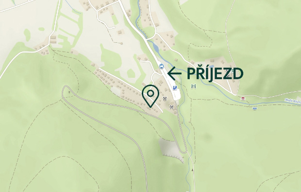 Chaty Trojanovice poloha na mapě Chaty Trojanovice poloha na mapě